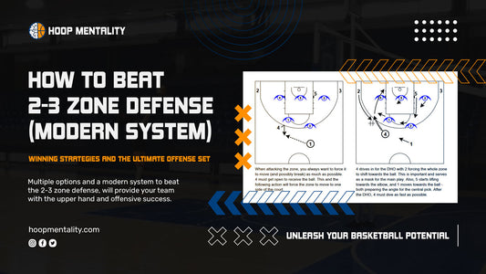 How To Beat A 2-3 Zone Defense With Smart Basketball Offense Play - Hoop Mentality