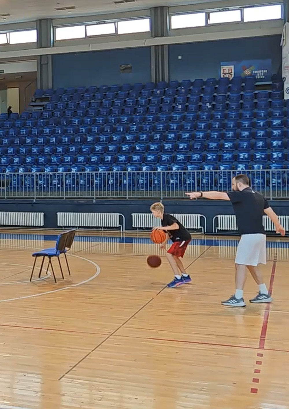2-Ball Drive And Shoot Drill