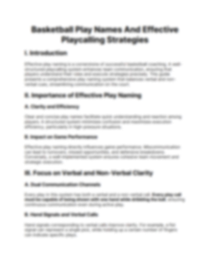 Basketball Play Names And Effective Playcalling Strategies - Hoop Mentality