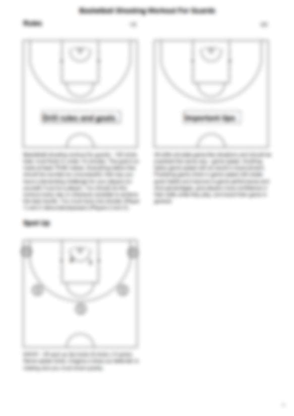 Basketball Shooting Workout For Guards - Hoop Mentality