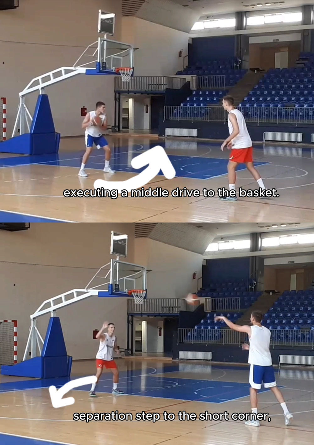 Big Man Dual Action Drill - Hoop Mentality