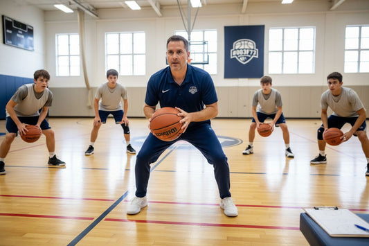 basketball coaching session