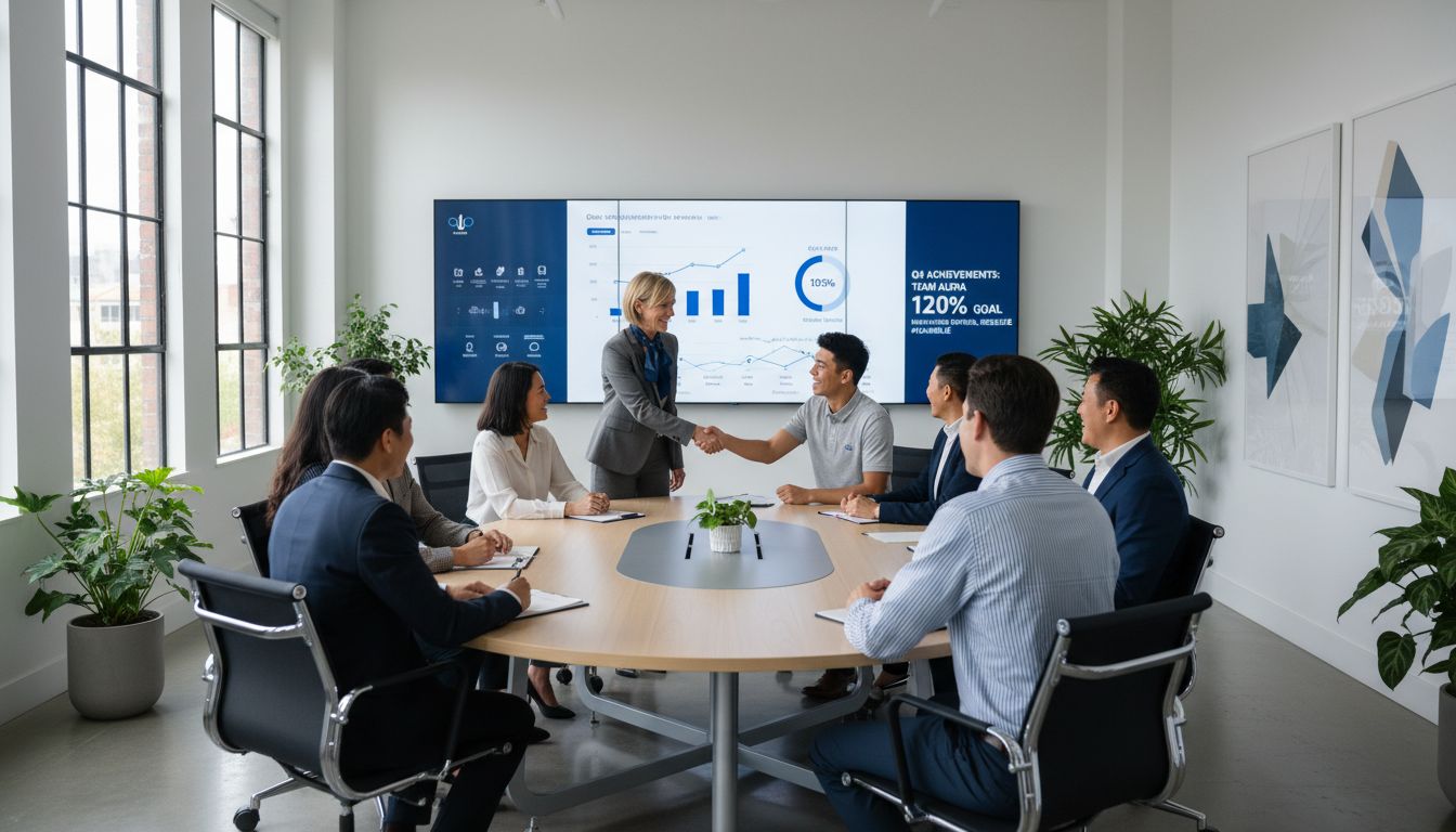 motivating workplace scene