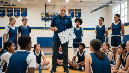 basketball coaching huddle