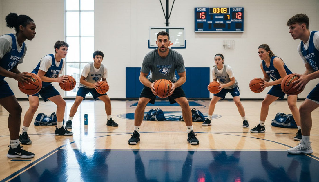 basketball coaching session