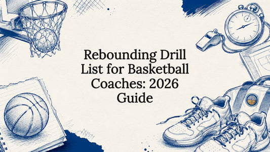 Decorative basketball title card illustration