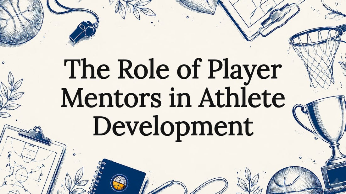 Decorative sports-themed title card illustration