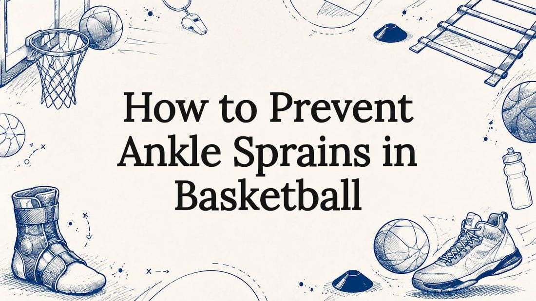 Decorative basketball injury prevention title card