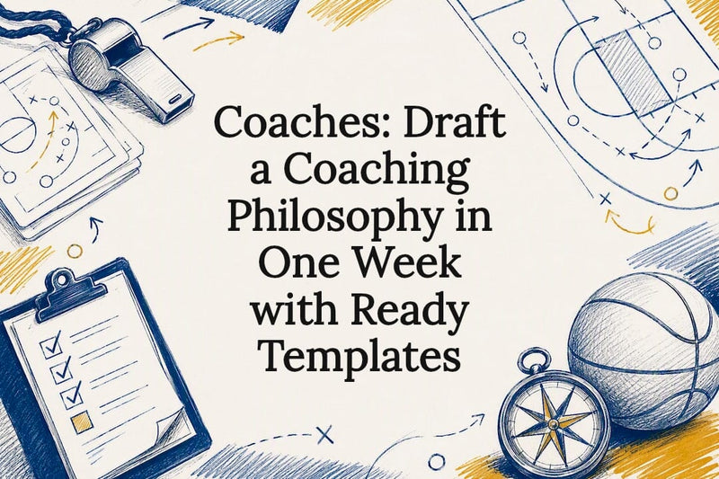 Decorative coaching philosophy title card