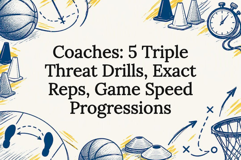 Triple threat basketball drills title card