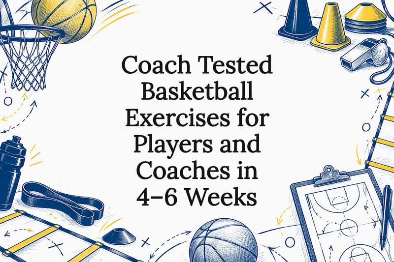 Basketball training title card illustration