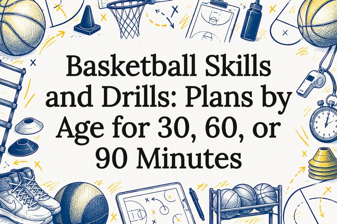 Basketball practice plan title card
