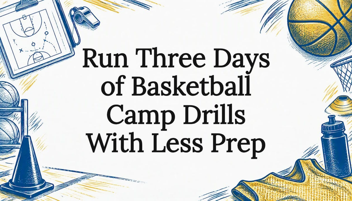 Basketball camp title card sketch