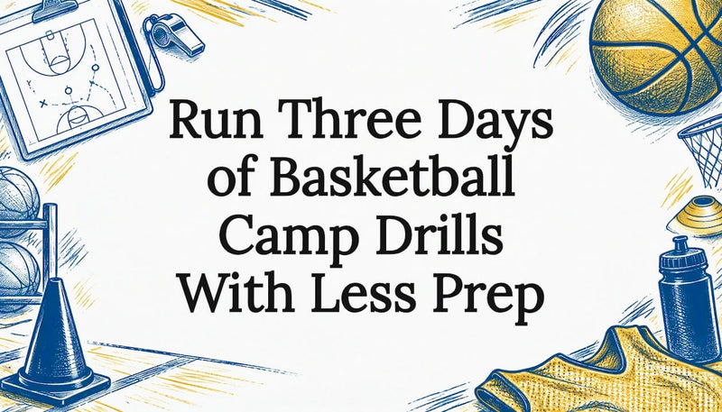 Basketball camp title card sketch