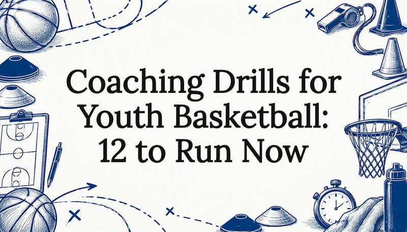 Basketball practice title card illustration
