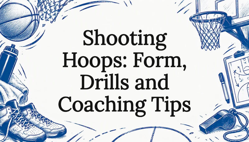 Basketball sketch title card with clear center
