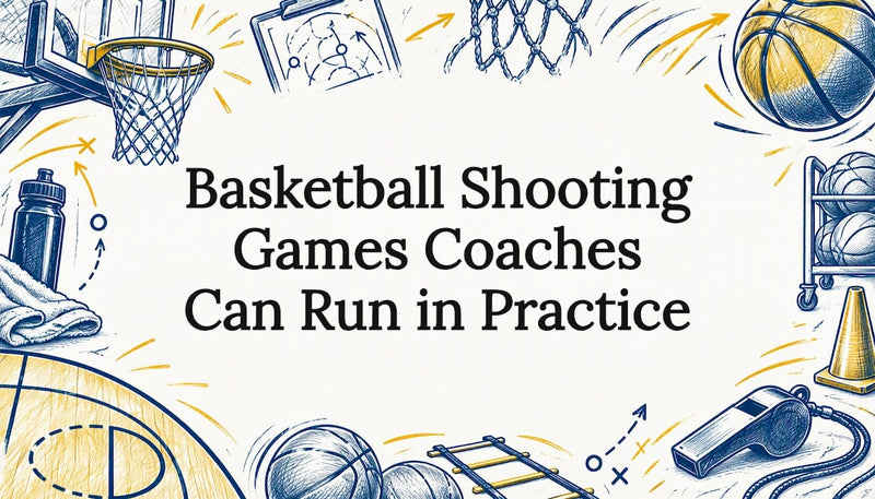 Basketball practice title card illustration