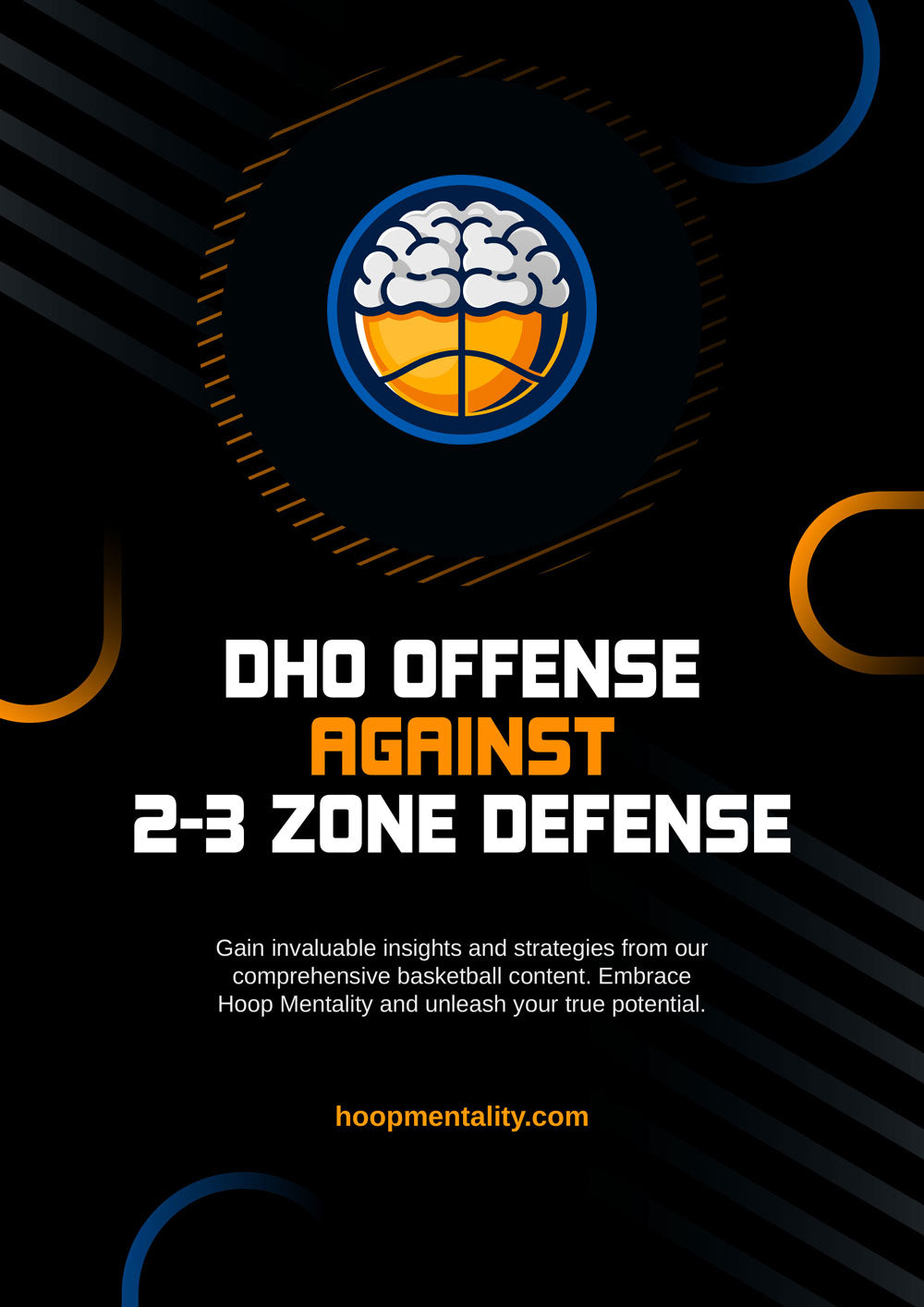 Two Against Three DHO Offense Against 2-3 Zone Defense - Hoop Mentality