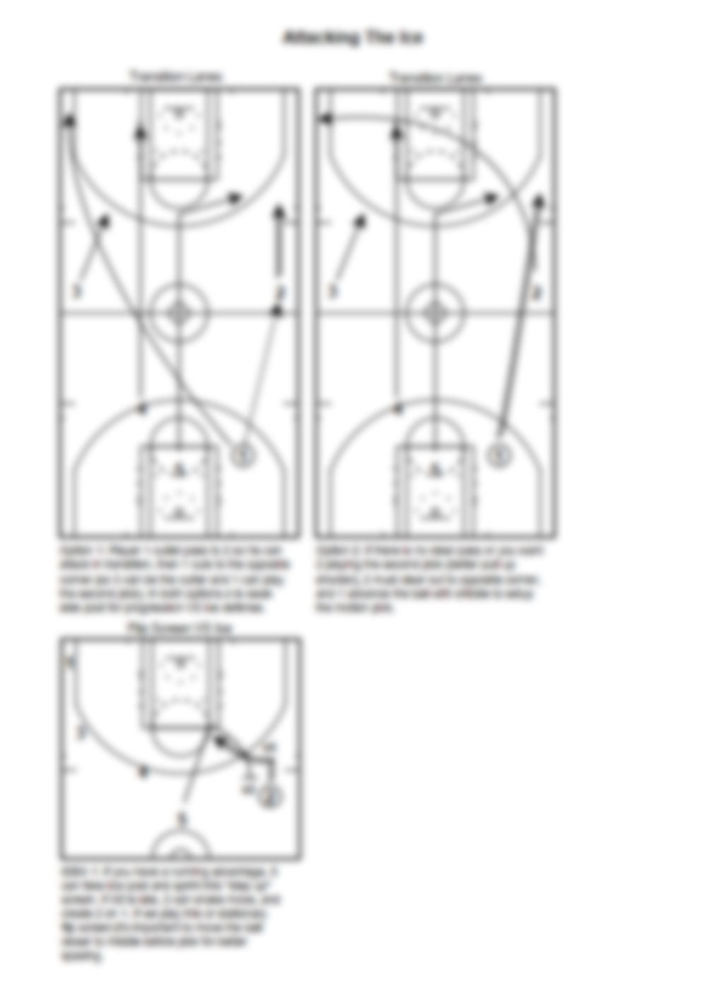 Attacking The "ICE" Side Pick Defense