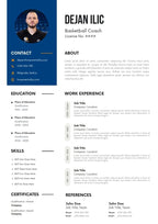 Editable Basketball Coaching Resume Templates - Hoop Mentality