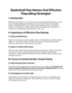 Basketball Play Names And Effective Playcalling Strategies - Hoop Mentality