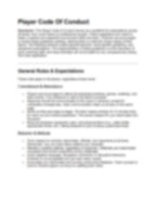 Basketball Player Code Of Conduct Template - Hoop Mentality