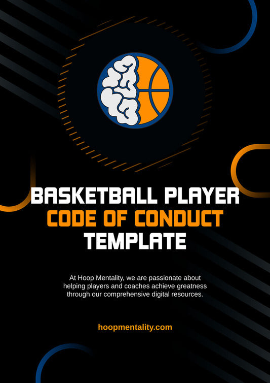 Basketball Player Code Of Conduct Template