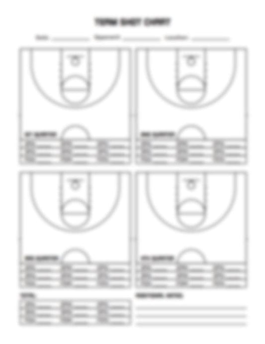 Basketball Shooting Charts Printable