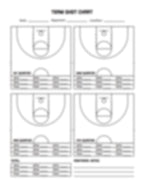 Basketball Shot Chart Sheet Template - Hoop Mentality