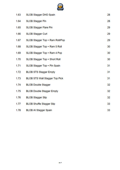 Complete Stagger Offense Playbook V2.0