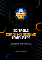 Editable Basketball Coaching Resume Templates - Hoop Mentality
