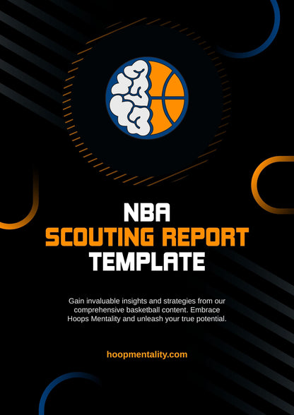 NBA Scouting Report Template (Editable)