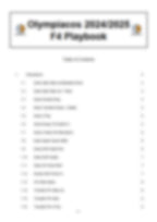 Olympiacos 2024/2025 F4 Playbook - Hoop Mentality