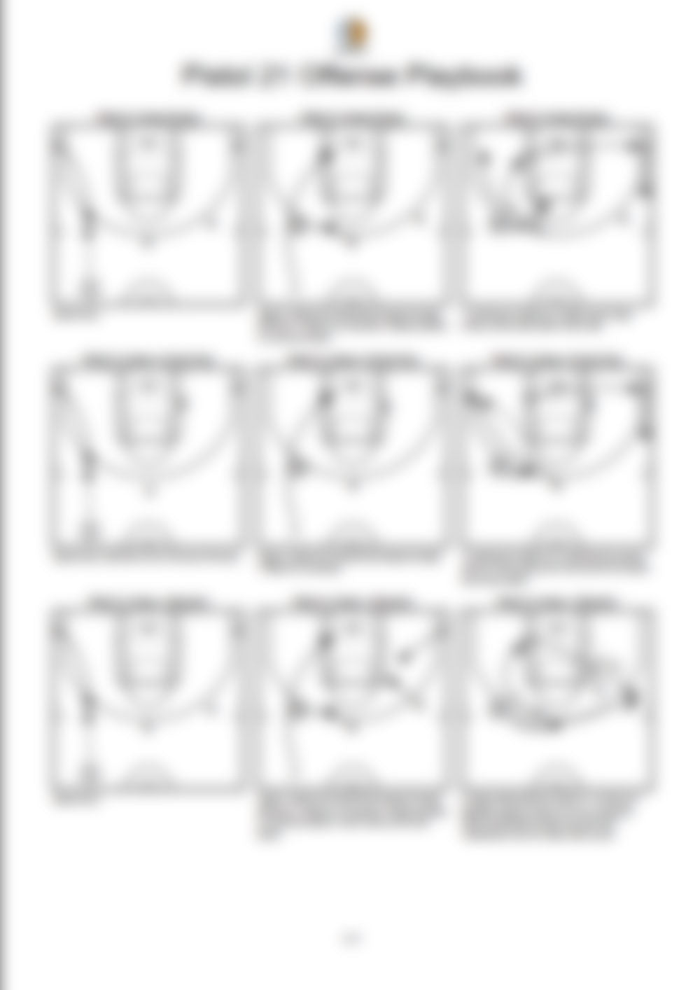 Pistol 21 Offense Playbook - Hoop Mentality