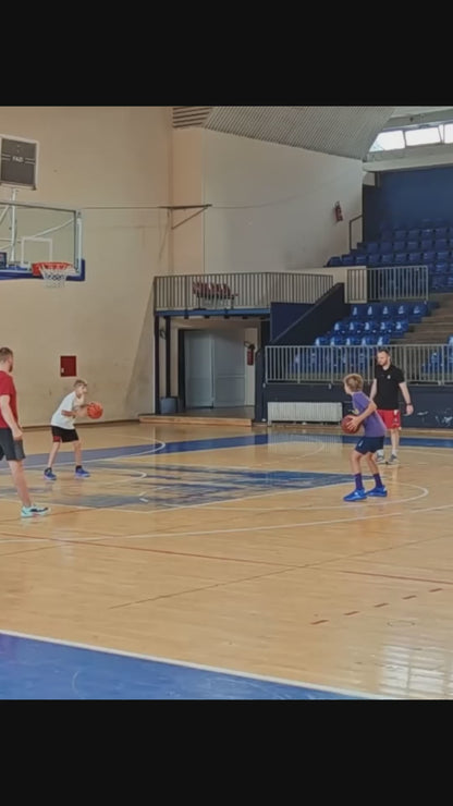 Mirror Ballhandling And Passing Drill