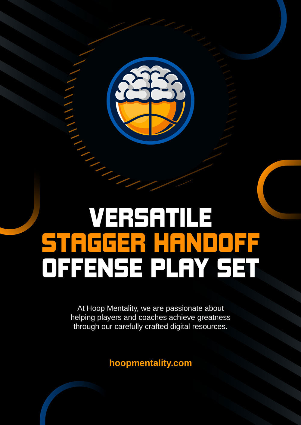 Versatile Stagger Handoff Offense Play Set - Hoop Mentality