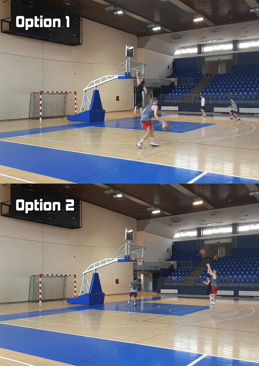 Versatile 3 Player Shooting Drill